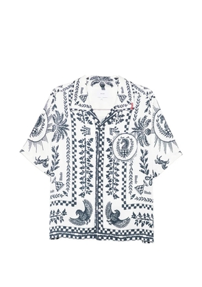 RHUDE graphic-print shirt - White