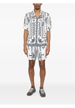 RHUDE graphic-print shirt - White