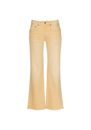 R13 Joan cropped flared jeans - Brown