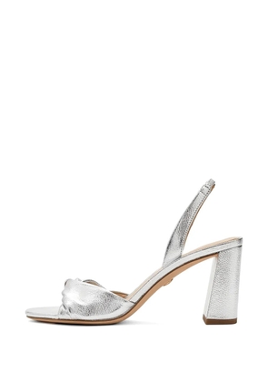 Veronica Beard Tullia knotted sandals - Silver