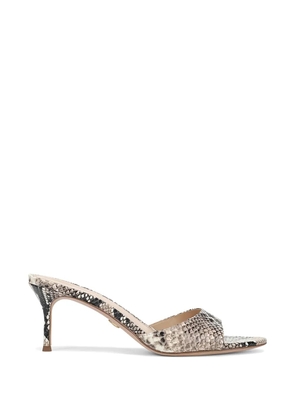 Veronica Beard snake print sandals - Neutrals