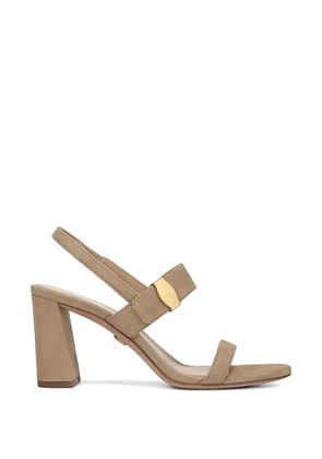 Veronica Beard Genetta buckle strap sandals - Neutrals