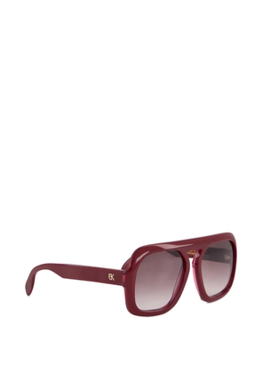 Emmanuelle Khanh ssquare-frame sunglasses - Red