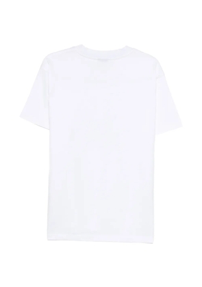 WALK IN PARIS 'Lether Jacket' stamp cotton T-shirt - White