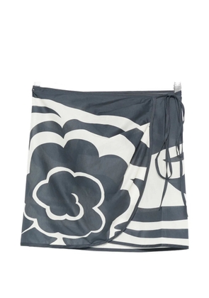 SIR. Lilou printed mini sarong - Blue