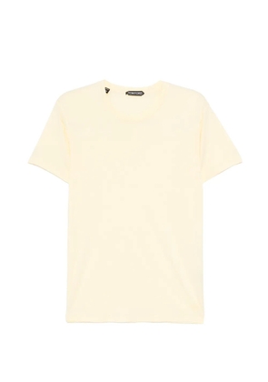 TOM FORD pure cotton crewneck T-shirt - Yellow