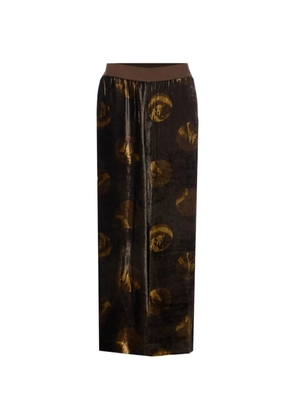 Uma Wang printed trousers - Brown