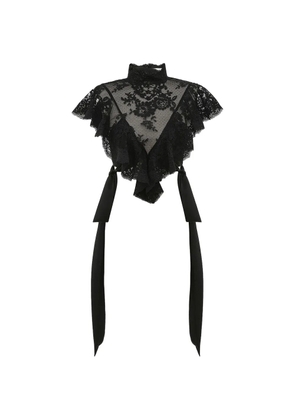 ZIMMERMANN lace ruffled blouse - Black