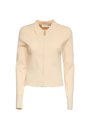 Victoria Beckham zipped polo top - Neutrals