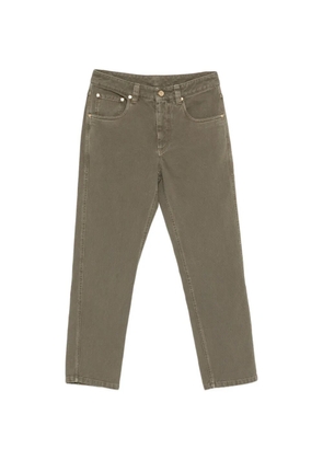 Brunello Cucinelli five-pockets jeans - Green