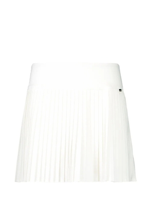 Goldbergh plissé mini skirt - White