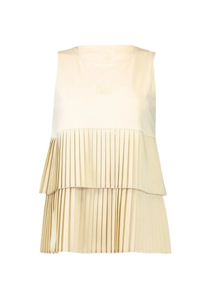 Goldbergh pleated layered Bellavita top - Neutrals