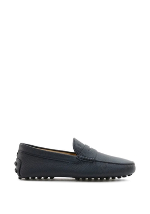Tod's Gommino pebbled driving loafers - Blue