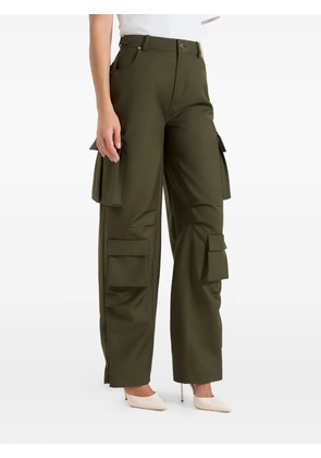 Manière De Voir flap pocket cargo trousers - Green