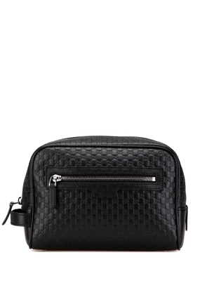 Gucci Pre-Owned 2000-2015 Microguccissima clutch bag - Black