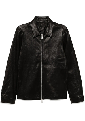 Giorgio Brato leather jacket - Black