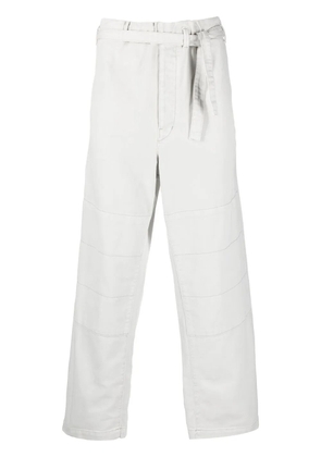 LEMAIRE belted wide-leg trousers - Grey