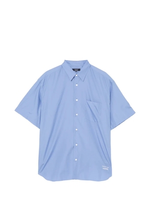 Comme des Garçons Homme logo-embroidered shirt - Blue