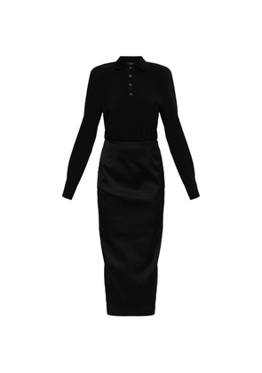 Willy Chavarria pocket midi skirt - Black