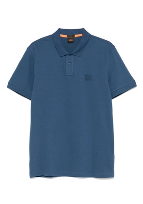 BOSS cotton polo shirt - Blue