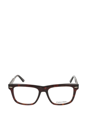 Calvin Klein tortoiseshell-effect glasses - Brown