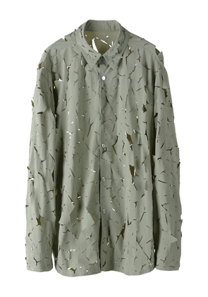 Post Archive Faction cut-out shirt - Green