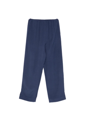 Emporio Armani elasticated-waistband trousers - Blue