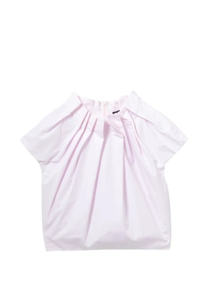 Simone Rocha gathered-tulip blouse - Pink