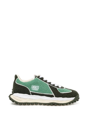 Maison MIHARA YASUHIRO appliqué trainers - Green