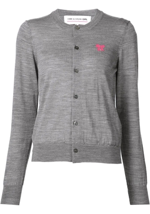 Comme Des Garçons Girl ribbon detail cardigan - Grey
