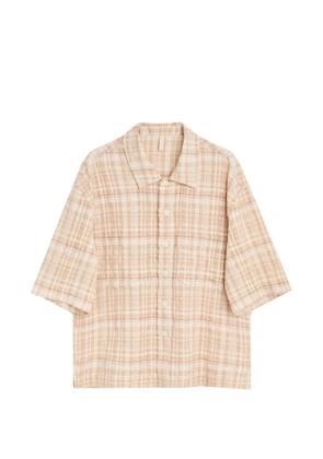 Sunflower Adam check shirt - Orange