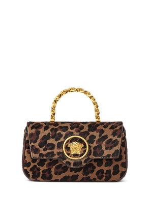 Versace La Medusa leopard-print mini bag - Brown