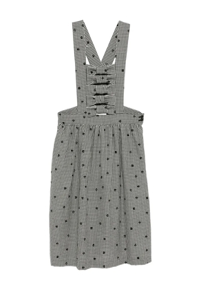 Comme Des Garçons Girl checked dress - Black