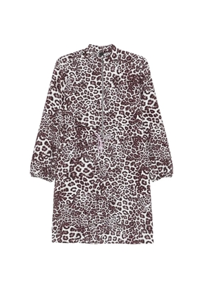 MARCCAIN animal-print zipped mini dress - White