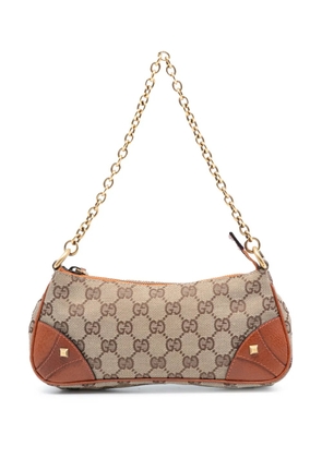 Gucci Pre-Owned 2000-2015 GG Canvas Nailhead shoulder bag - Brown
