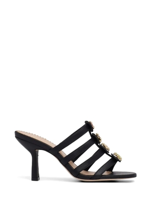 Cinq A Sept embellished heeled sandals - Black