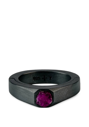 Parts of Four Sistema terrestrial surfaced ring - Black