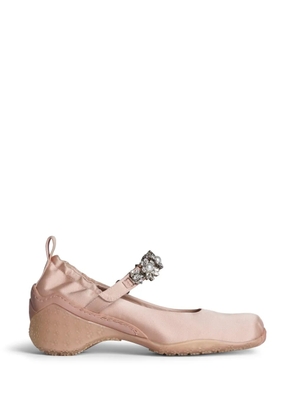 Simone Rocha pearl-embellishment pumps - Pink