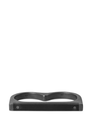 Parts of Four Plate Double ring - Black
