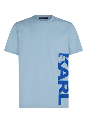 Karl Lagerfeld logo-print T-shirt - Blue