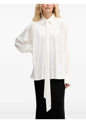 Aniye By Bonny tie-neck shirt - White