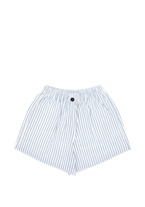 Forte Forte striped button shorts - White