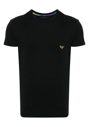 Emporio Armani logo-print T-shirt - Black