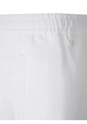 Laminar elasticated-waist trousers - White