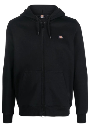 Dickies Construct logo-patch long-sleeve hoodie - Black