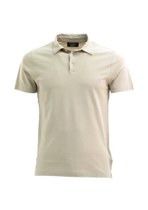 Zanone button polo shirt - Neutrals