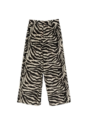 Ermanno Scervino zebra-print trousers - Neutrals