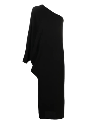 The Row Mono one-shoulder asymmetric maxi dress - Black