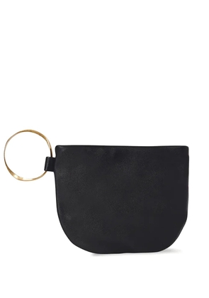 The Row Geo Bracelet clutch bag - Black