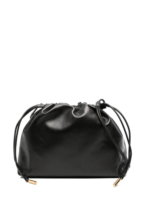 The Row Angy leather crossbody bag - Black